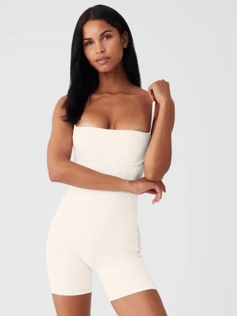 NWT Alo Yoga Airbrush Mesh Panel Everlasting Sheer Onesie Xsmall